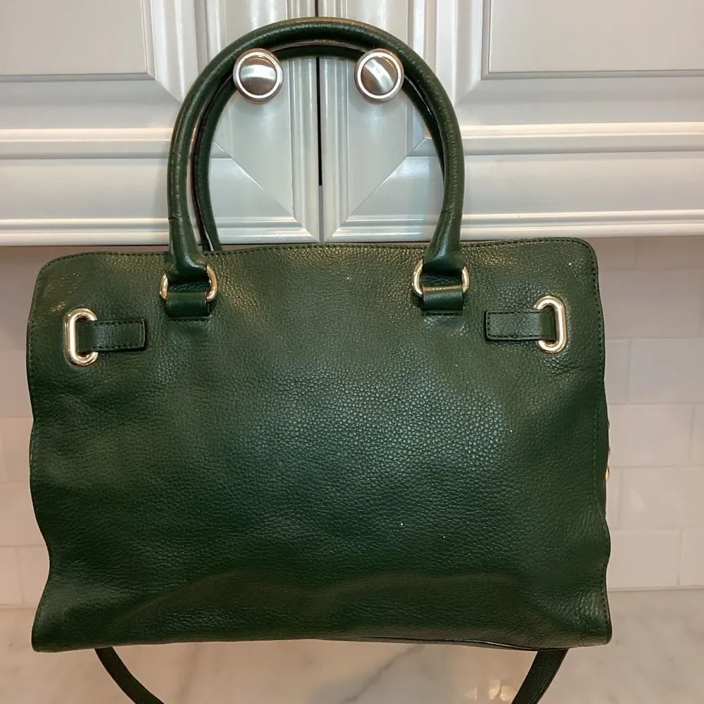 Michael Kors Bag Purse Handbag Leather Large Pebbled EW Hamilton Tote Bag HTF